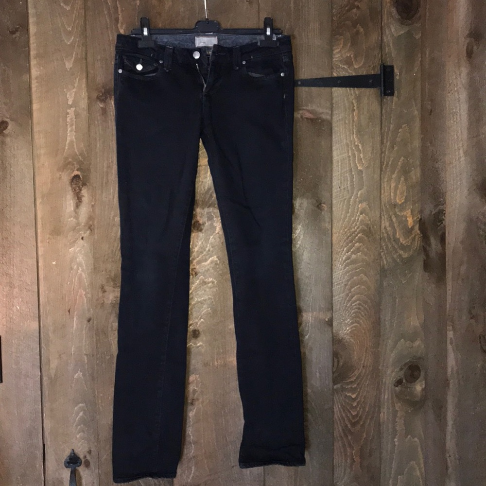 Paige denim jeans, black. Never worn